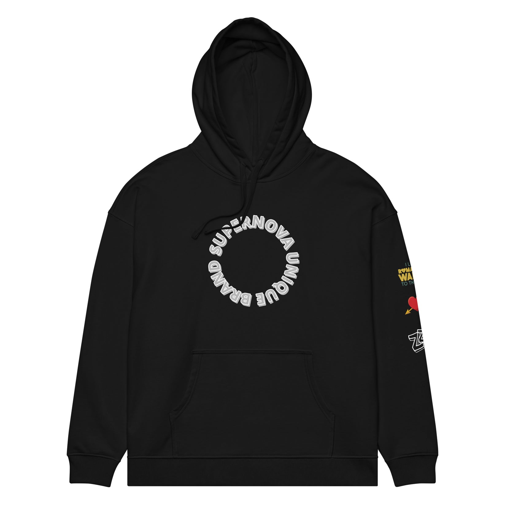 Unisex organic relaxed hoodie
