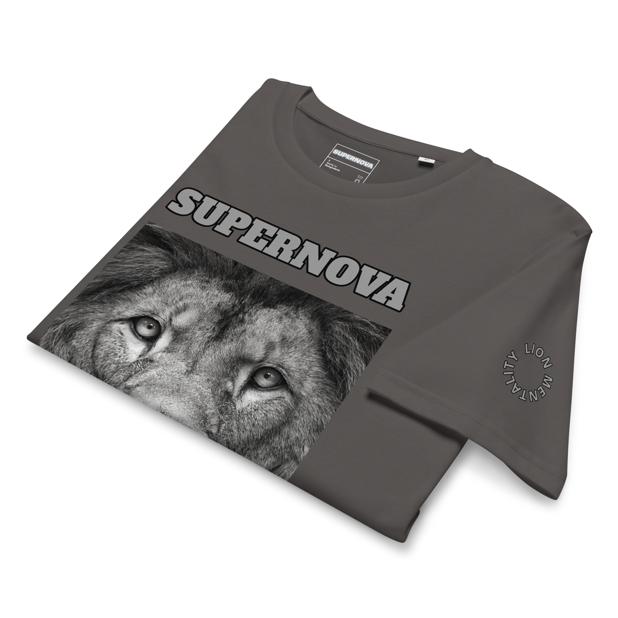 SUPER NOVA LION Unisex organic mid-light t-shirt