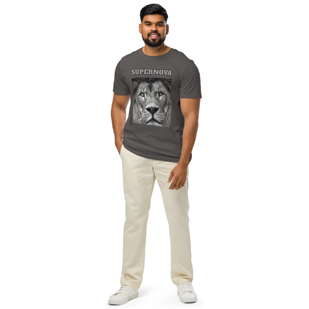 SUPER NOVA LION Unisex organic mid-light t-shirt