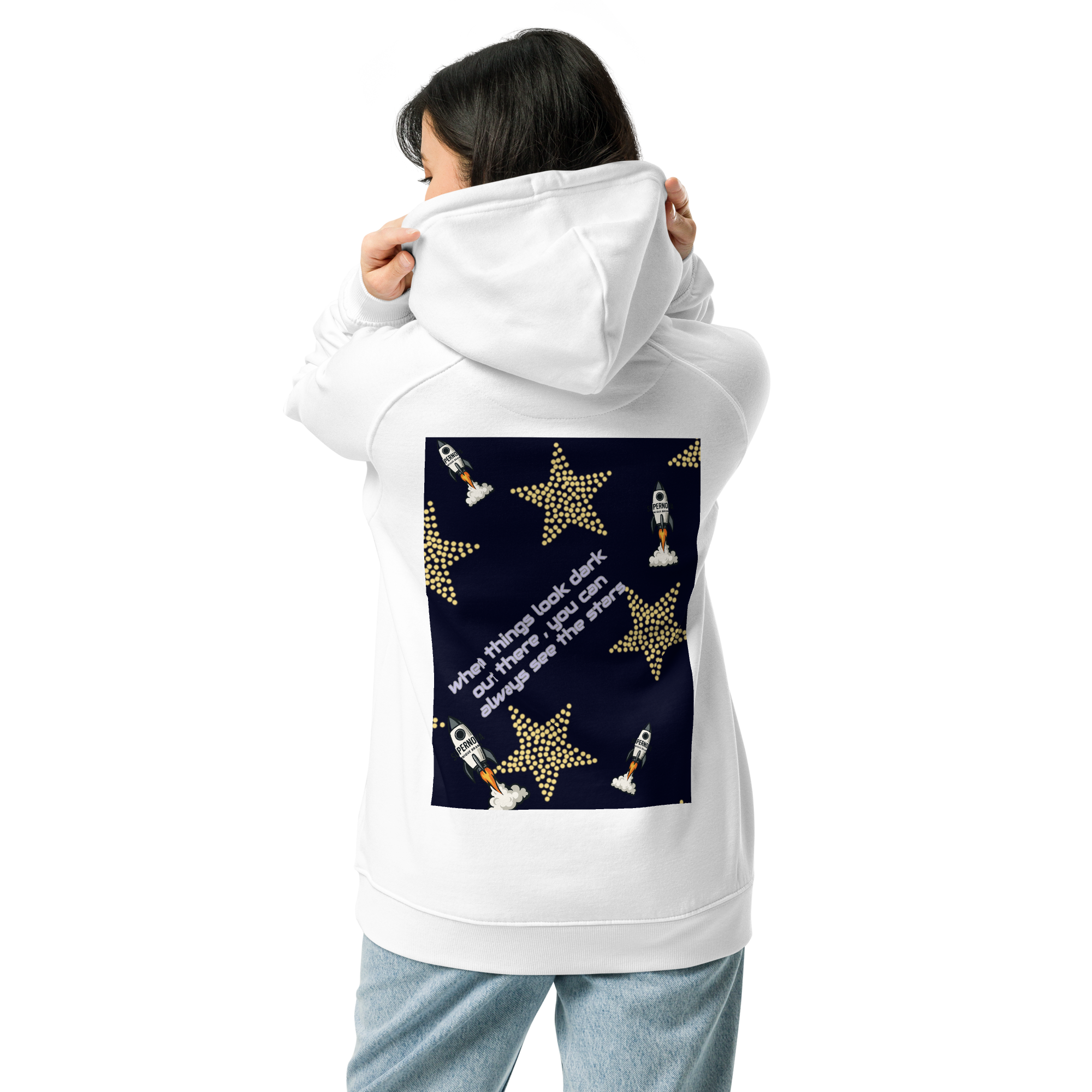 Unisex eco raglan hoodie