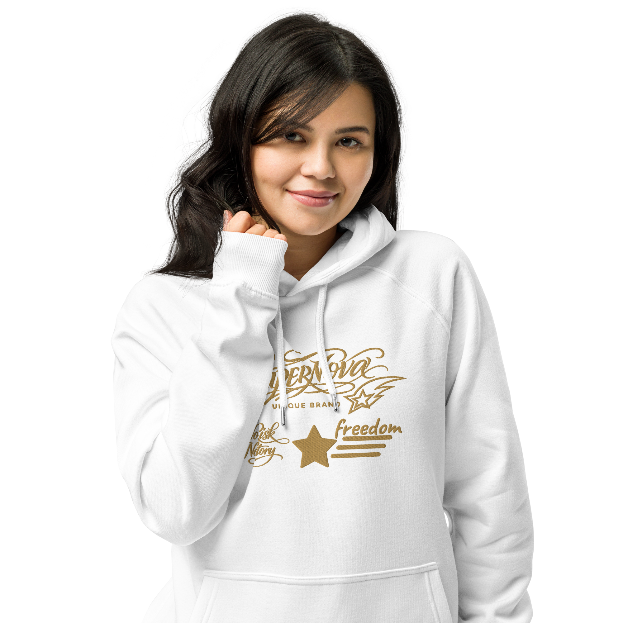 Unisex eco raglan hoodie