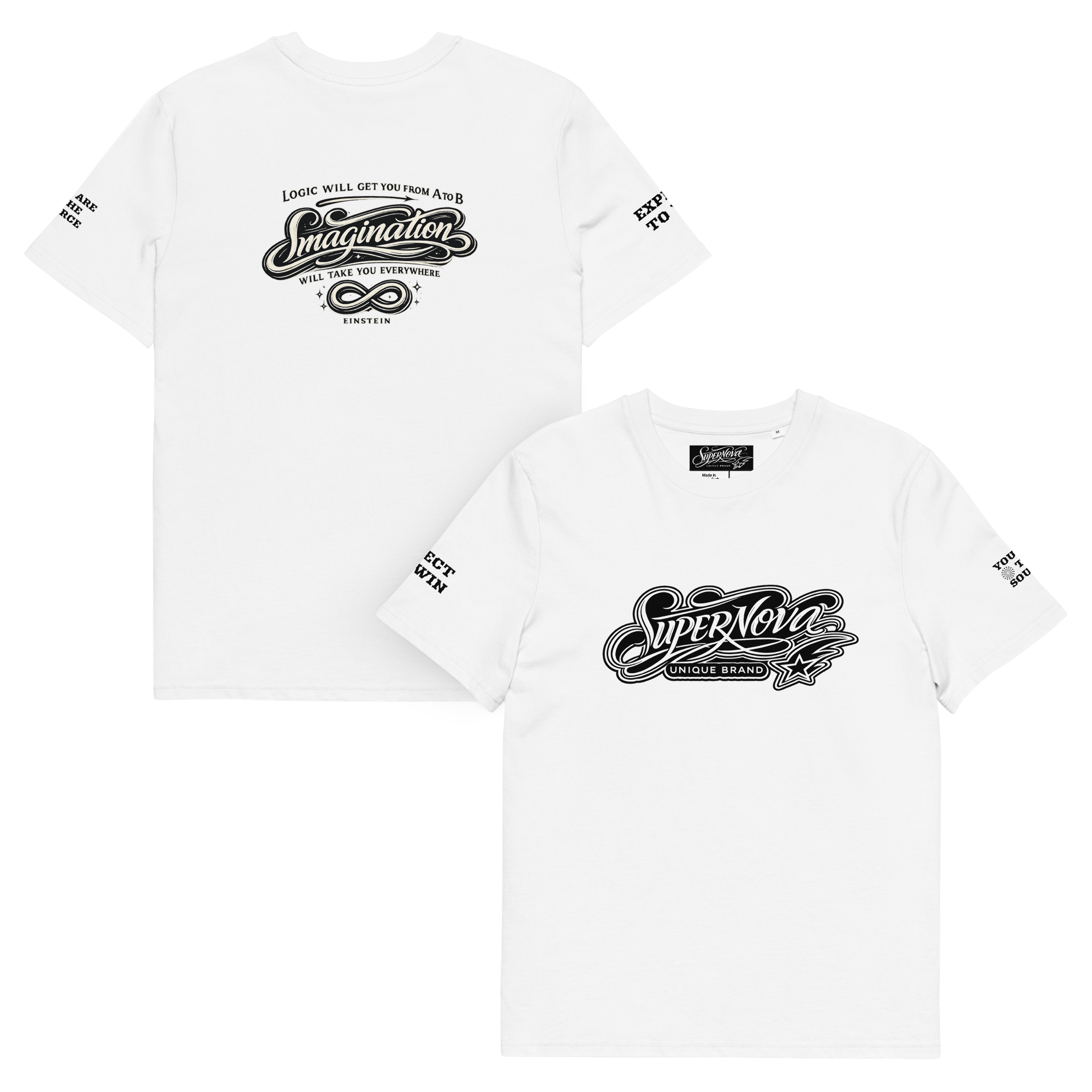 Unisex organic cotton t-shirt imagination