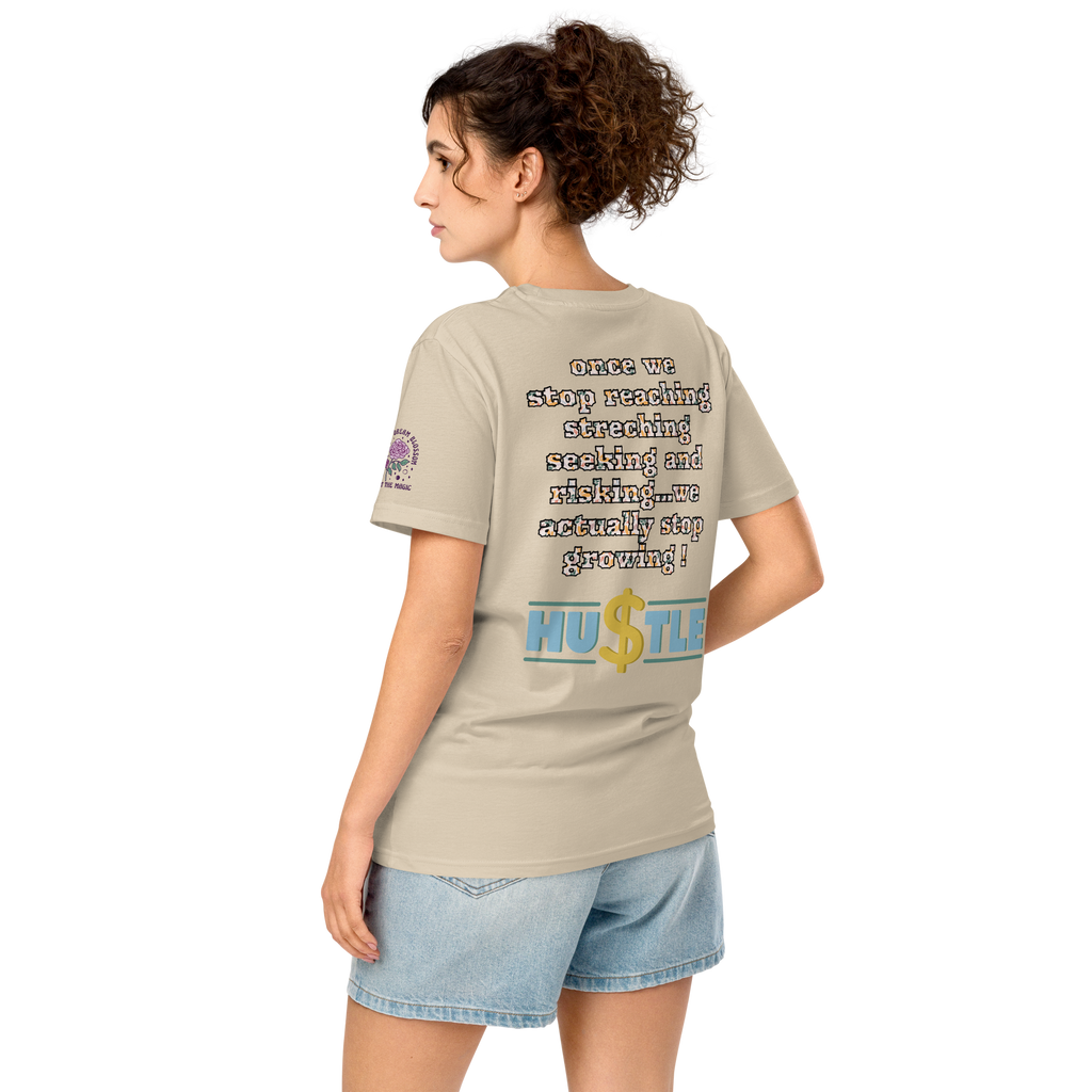 Unisex organic mid-light t-shirt growing for ever