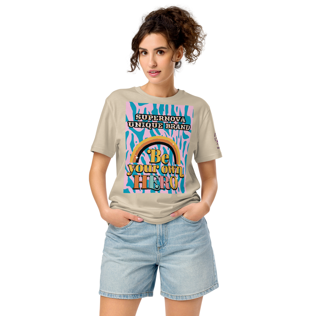Unisex organic mid-light t-shirt growing for ever
