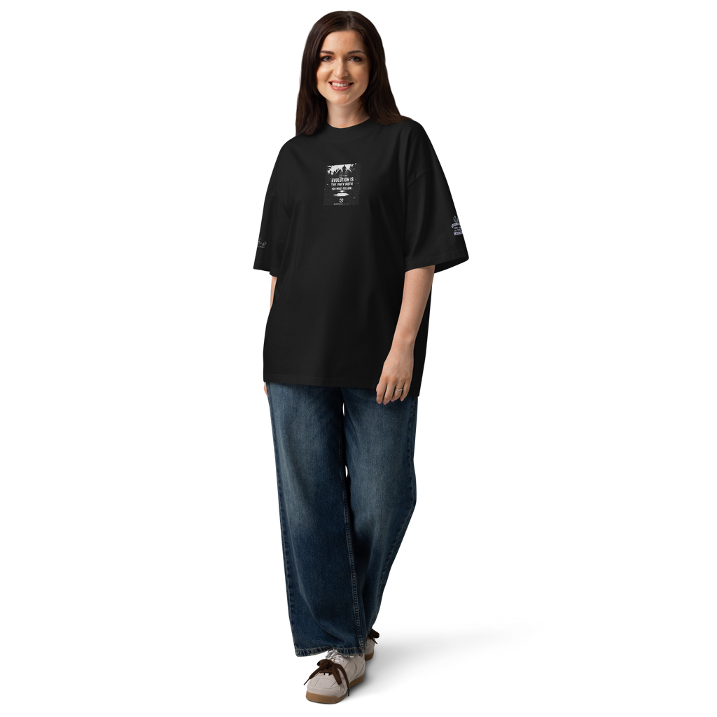 Unisex organic oversized high neck t-shirt sn inuiw
