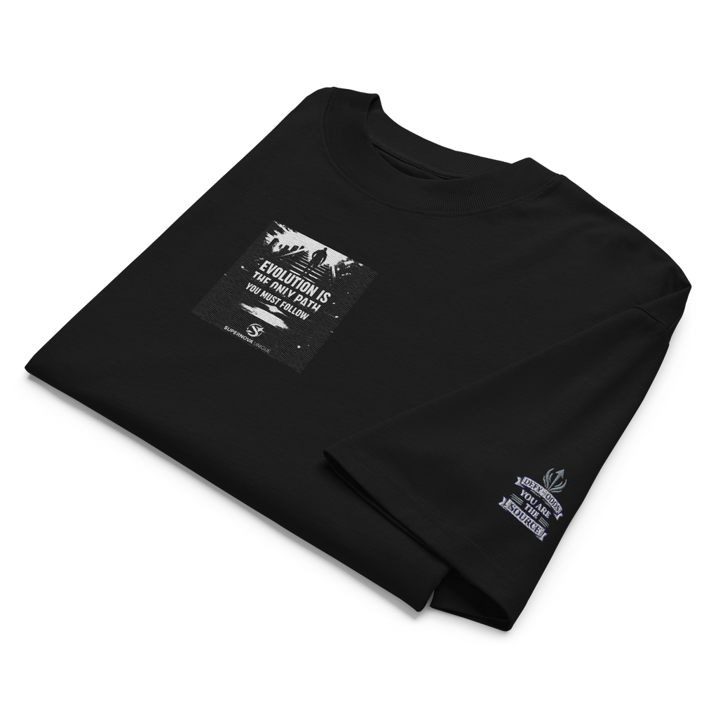 Unisex organic oversized high neck t-shirt sn inuiw